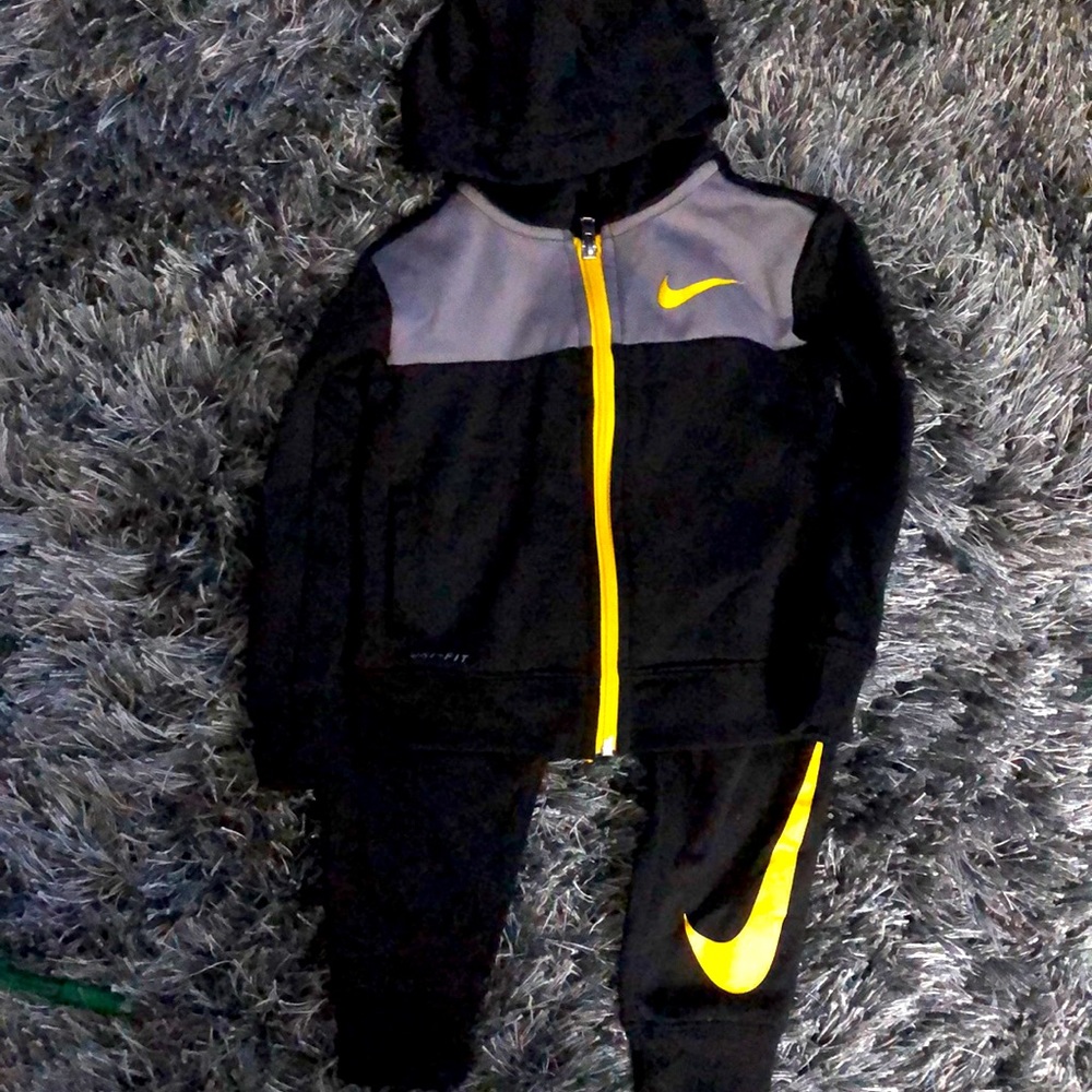 Nike tracksuit.